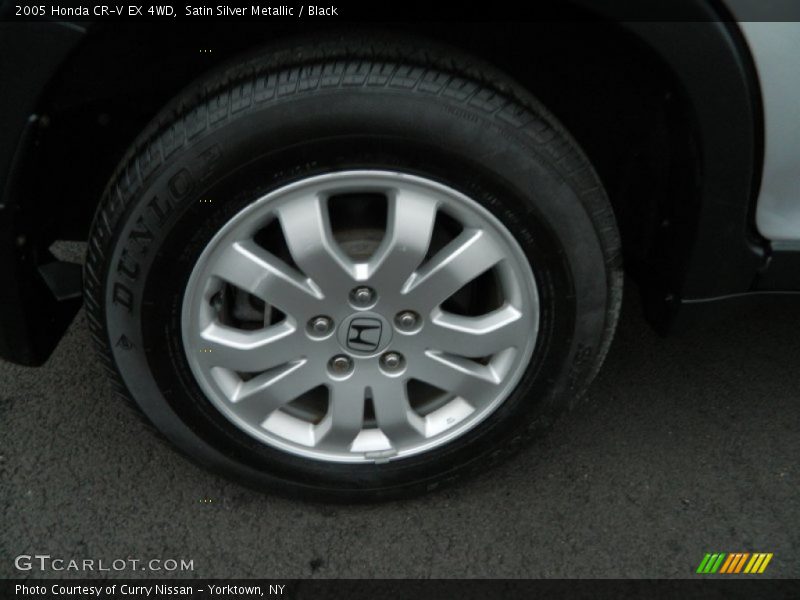 Satin Silver Metallic / Black 2005 Honda CR-V EX 4WD