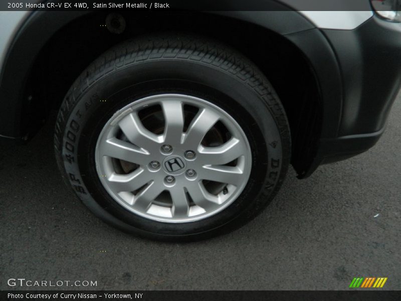 Satin Silver Metallic / Black 2005 Honda CR-V EX 4WD
