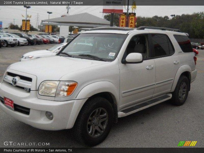 Natural White / Taupe 2006 Toyota Sequoia Limited