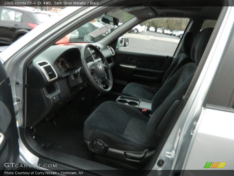 Satin Silver Metallic / Black 2005 Honda CR-V EX 4WD