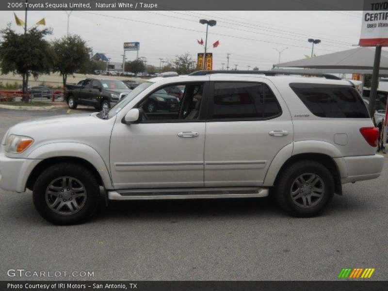 Natural White / Taupe 2006 Toyota Sequoia Limited