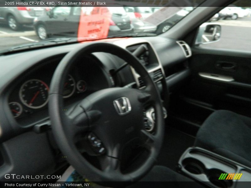 Satin Silver Metallic / Black 2005 Honda CR-V EX 4WD