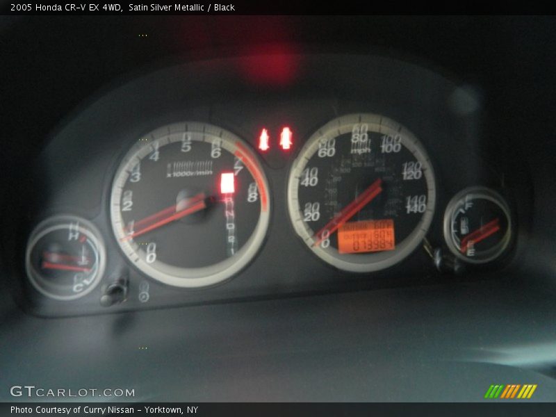 Satin Silver Metallic / Black 2005 Honda CR-V EX 4WD
