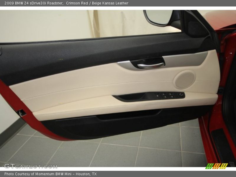 Crimson Red / Beige Kansas Leather 2009 BMW Z4 sDrive30i Roadster