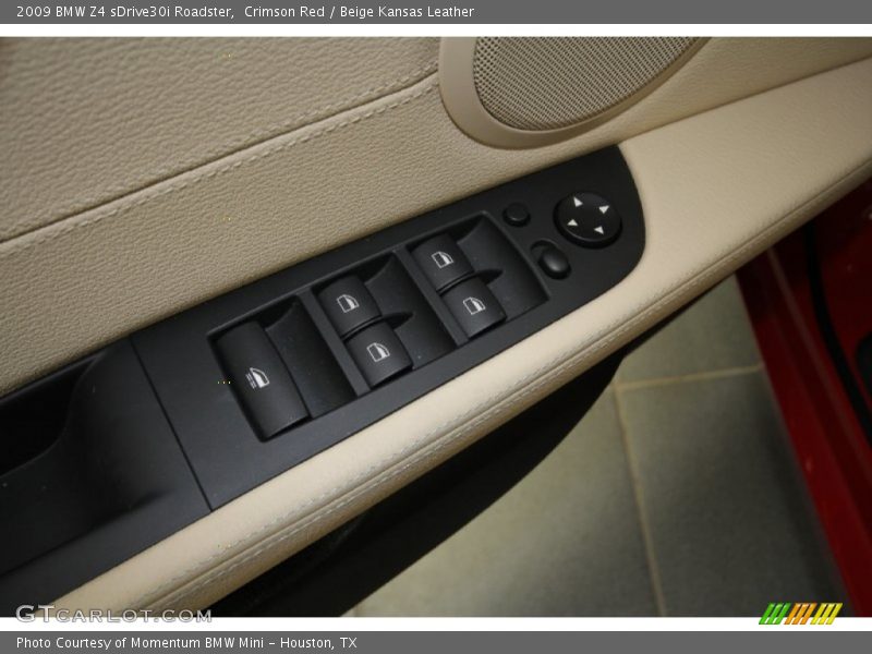 Crimson Red / Beige Kansas Leather 2009 BMW Z4 sDrive30i Roadster