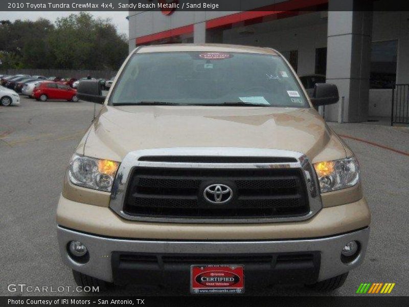 Sandy Beach Metallic / Sand Beige 2010 Toyota Tundra CrewMax 4x4