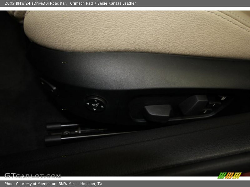 Crimson Red / Beige Kansas Leather 2009 BMW Z4 sDrive30i Roadster