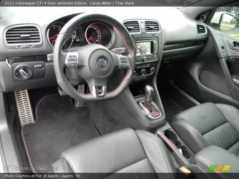 Candy White / Titan Black 2011 Volkswagen GTI 4 Door Autobahn Edition