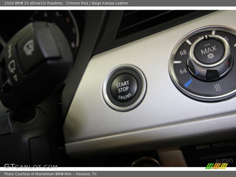 Crimson Red / Beige Kansas Leather 2009 BMW Z4 sDrive30i Roadster