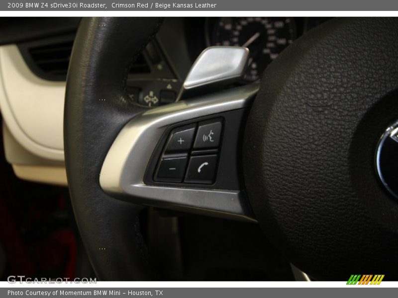 Crimson Red / Beige Kansas Leather 2009 BMW Z4 sDrive30i Roadster