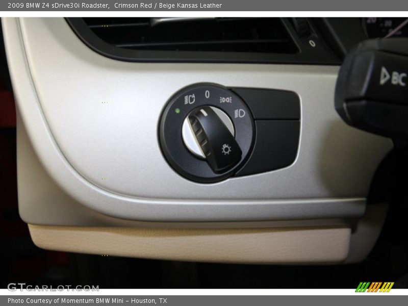 Crimson Red / Beige Kansas Leather 2009 BMW Z4 sDrive30i Roadster