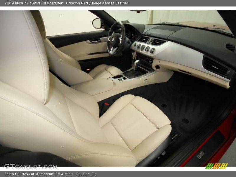 Crimson Red / Beige Kansas Leather 2009 BMW Z4 sDrive30i Roadster