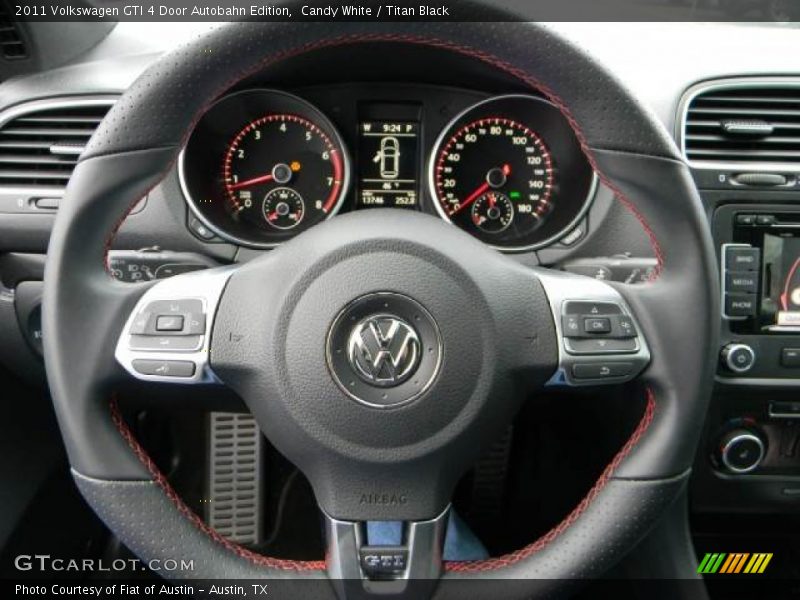 Candy White / Titan Black 2011 Volkswagen GTI 4 Door Autobahn Edition