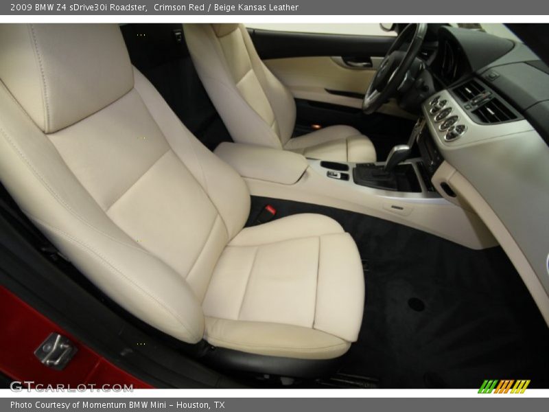 Crimson Red / Beige Kansas Leather 2009 BMW Z4 sDrive30i Roadster