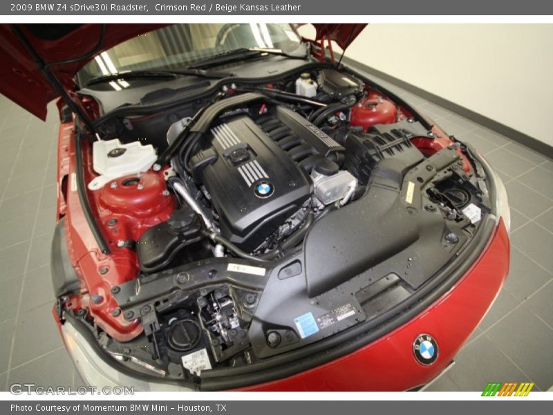 Crimson Red / Beige Kansas Leather 2009 BMW Z4 sDrive30i Roadster