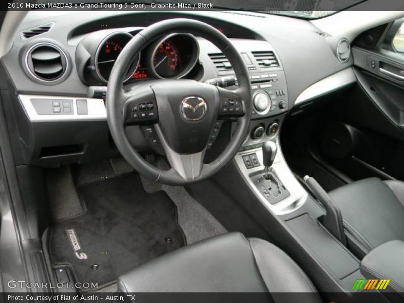 Graphite Mica / Black 2010 Mazda MAZDA3 s Grand Touring 5 Door