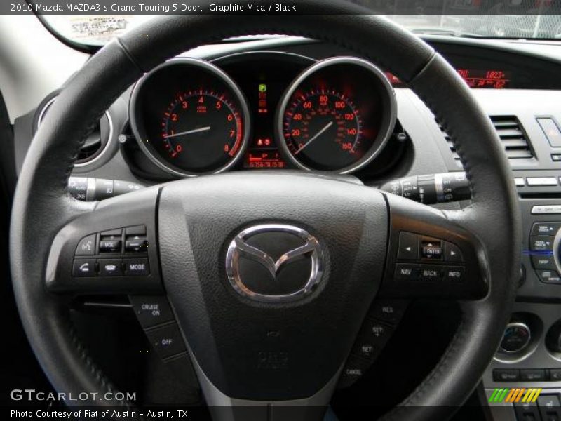 Graphite Mica / Black 2010 Mazda MAZDA3 s Grand Touring 5 Door