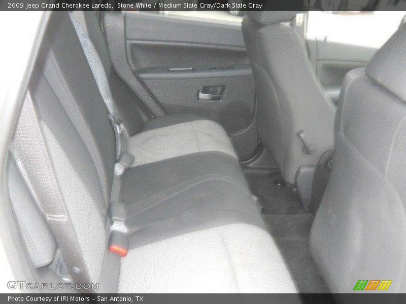 Stone White / Medium Slate Gray/Dark Slate Gray 2009 Jeep Grand Cherokee Laredo