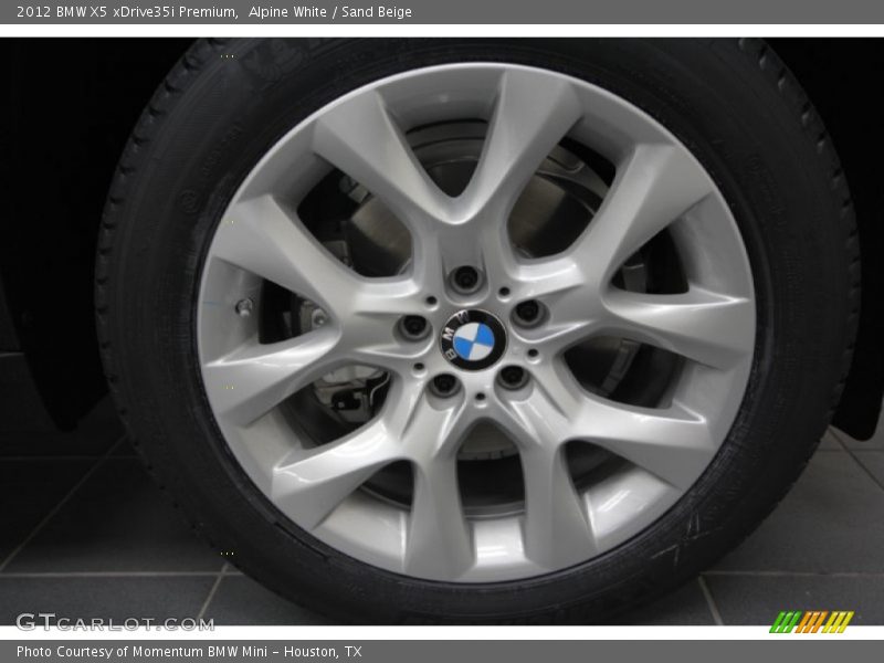 Alpine White / Sand Beige 2012 BMW X5 xDrive35i Premium