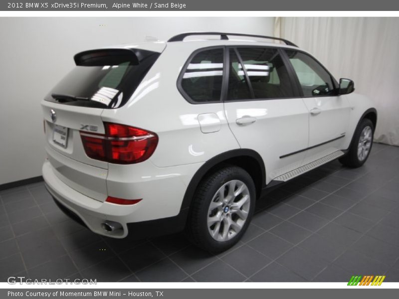 Alpine White / Sand Beige 2012 BMW X5 xDrive35i Premium