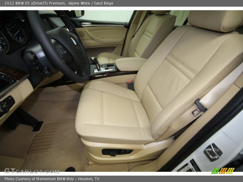 Alpine White / Sand Beige 2012 BMW X5 xDrive35i Premium