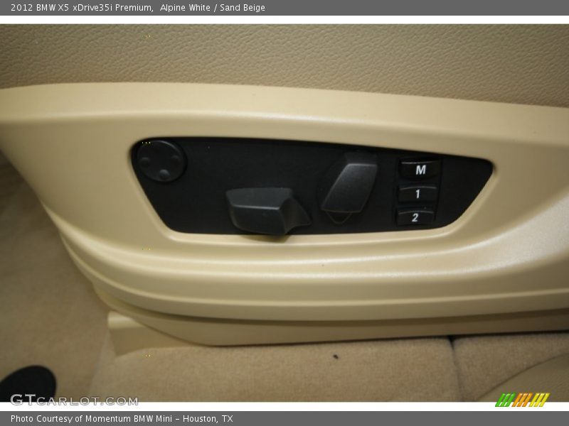 Alpine White / Sand Beige 2012 BMW X5 xDrive35i Premium