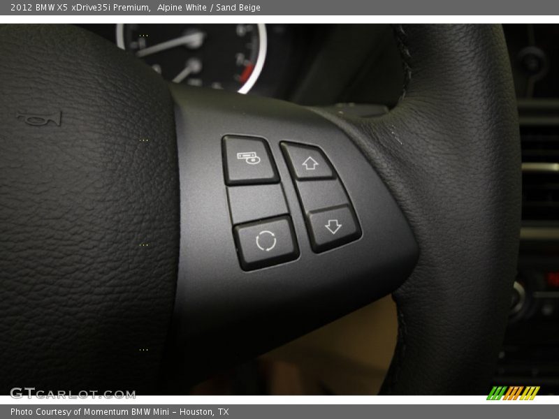 Alpine White / Sand Beige 2012 BMW X5 xDrive35i Premium