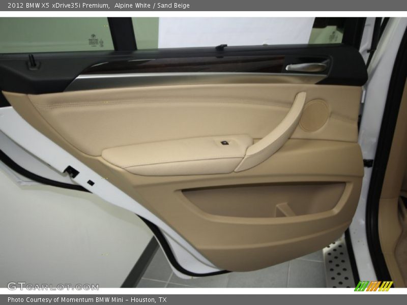 Alpine White / Sand Beige 2012 BMW X5 xDrive35i Premium