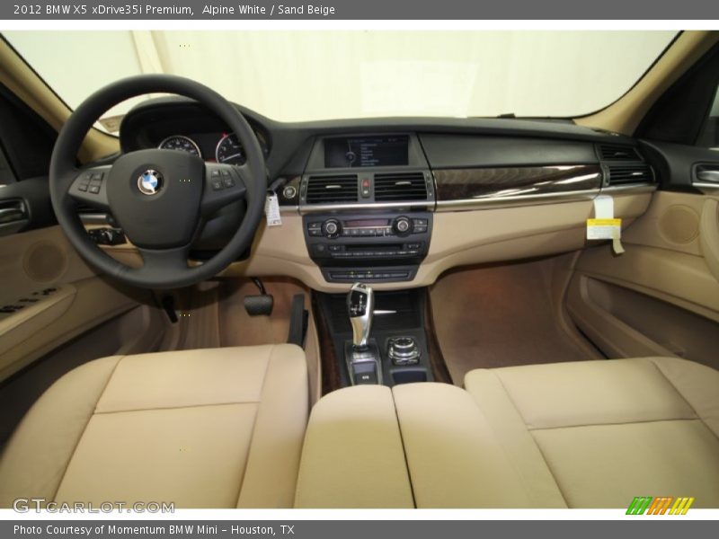 Alpine White / Sand Beige 2012 BMW X5 xDrive35i Premium
