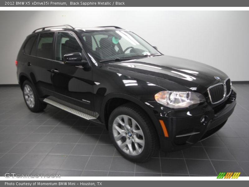 Black Sapphire Metallic / Black 2012 BMW X5 xDrive35i Premium