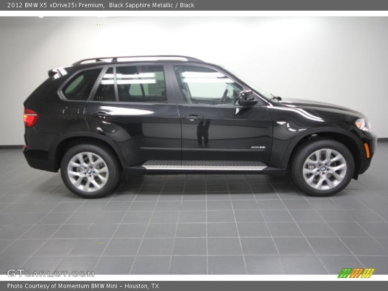 Black Sapphire Metallic / Black 2012 BMW X5 xDrive35i Premium