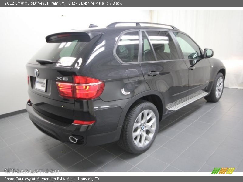 Black Sapphire Metallic / Black 2012 BMW X5 xDrive35i Premium