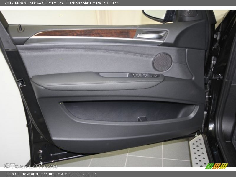 Black Sapphire Metallic / Black 2012 BMW X5 xDrive35i Premium