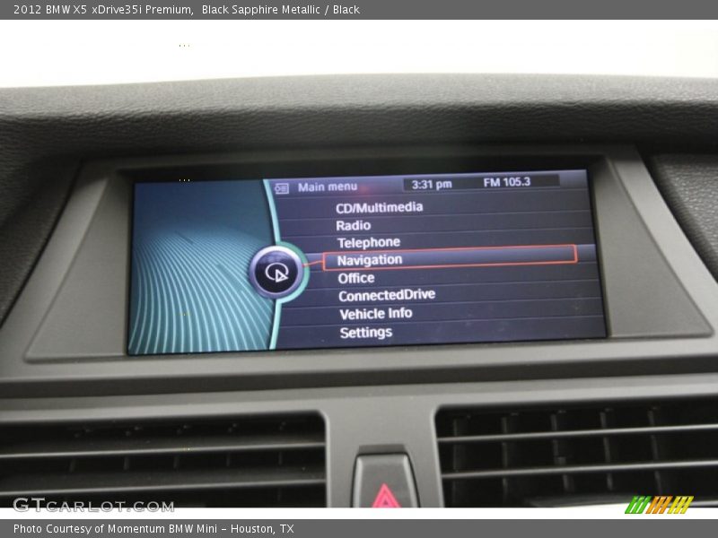 Black Sapphire Metallic / Black 2012 BMW X5 xDrive35i Premium