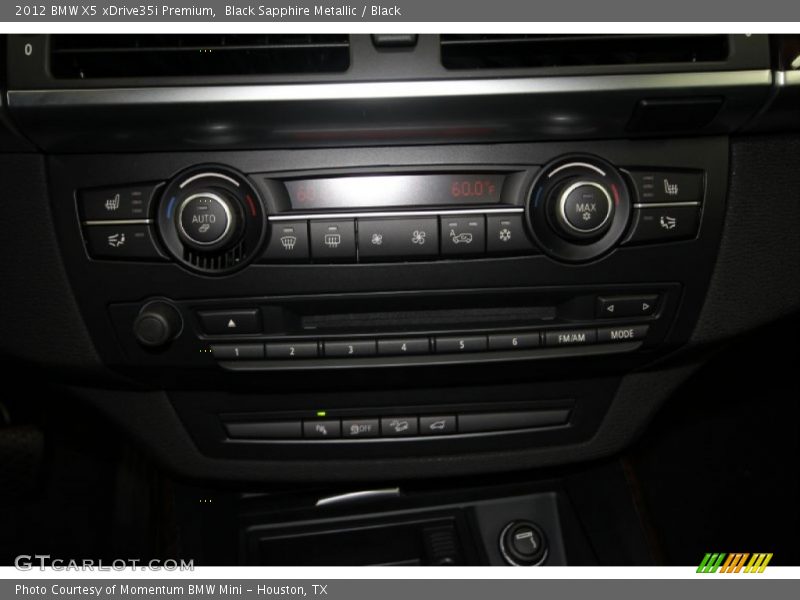 Black Sapphire Metallic / Black 2012 BMW X5 xDrive35i Premium