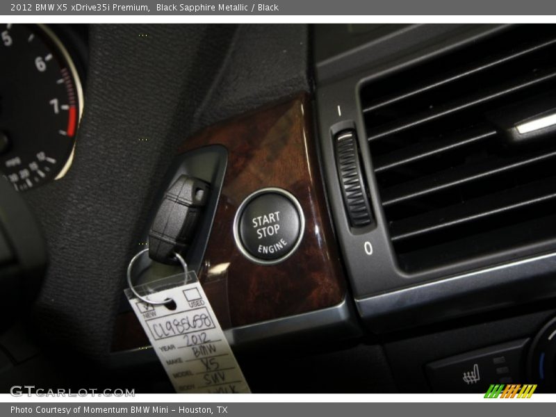 Black Sapphire Metallic / Black 2012 BMW X5 xDrive35i Premium