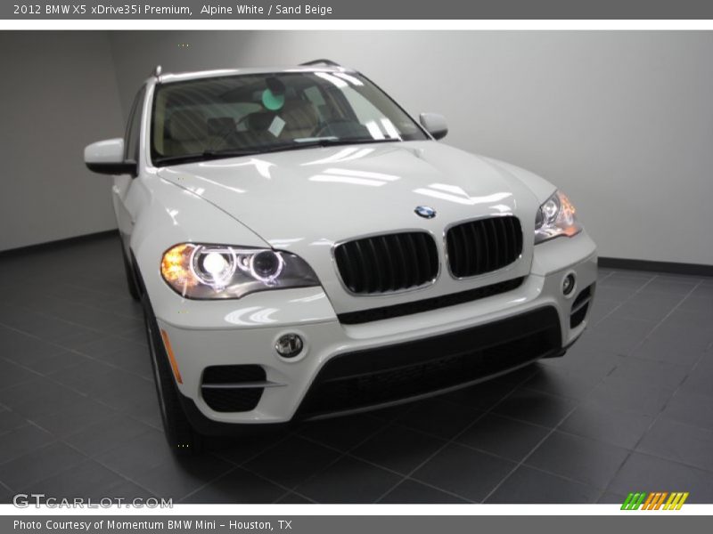 Alpine White / Sand Beige 2012 BMW X5 xDrive35i Premium