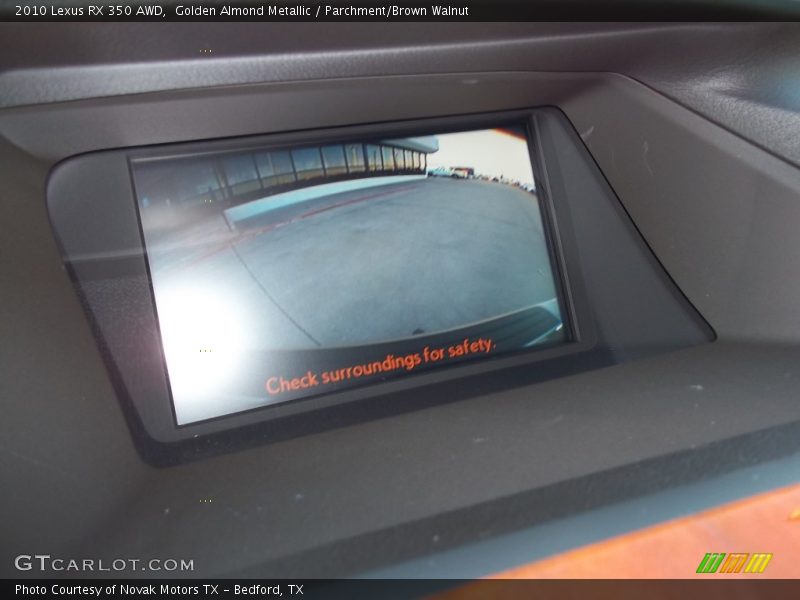 Golden Almond Metallic / Parchment/Brown Walnut 2010 Lexus RX 350 AWD