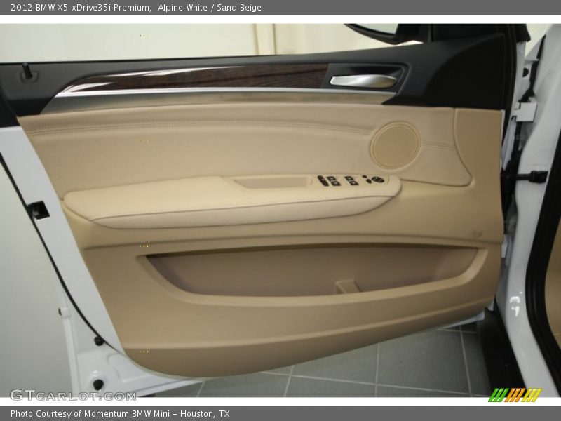 Alpine White / Sand Beige 2012 BMW X5 xDrive35i Premium