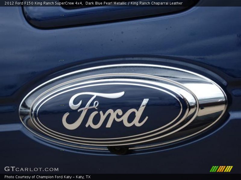 Dark Blue Pearl Metallic / King Ranch Chaparral Leather 2012 Ford F150 King Ranch SuperCrew 4x4