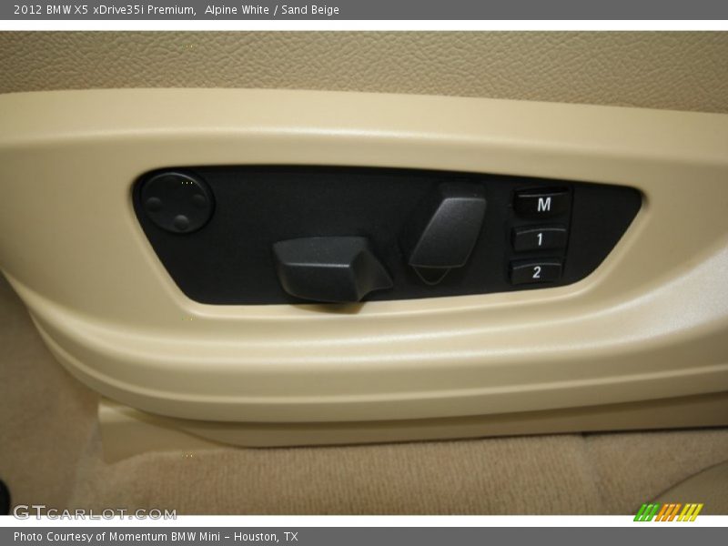 Alpine White / Sand Beige 2012 BMW X5 xDrive35i Premium