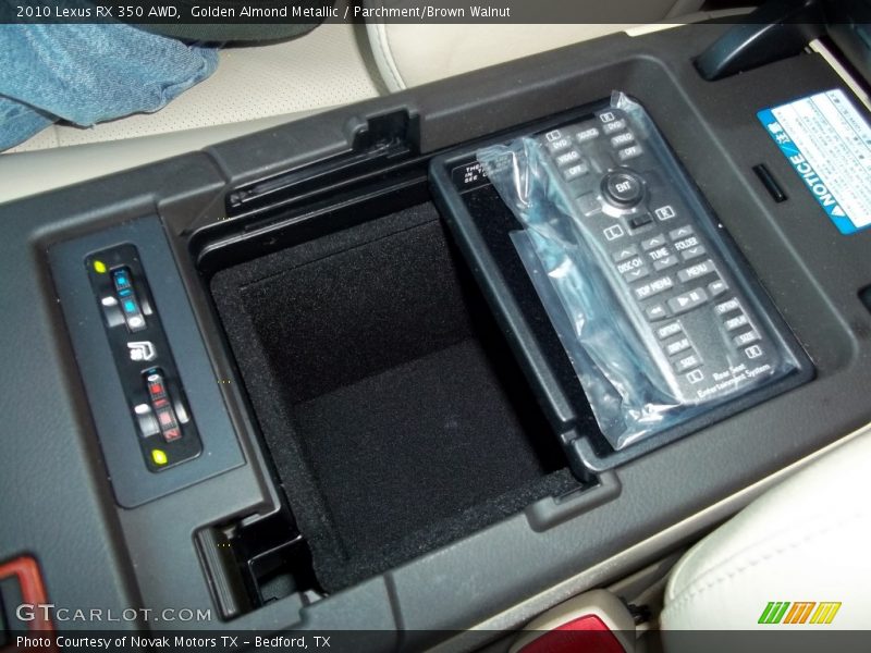Golden Almond Metallic / Parchment/Brown Walnut 2010 Lexus RX 350 AWD