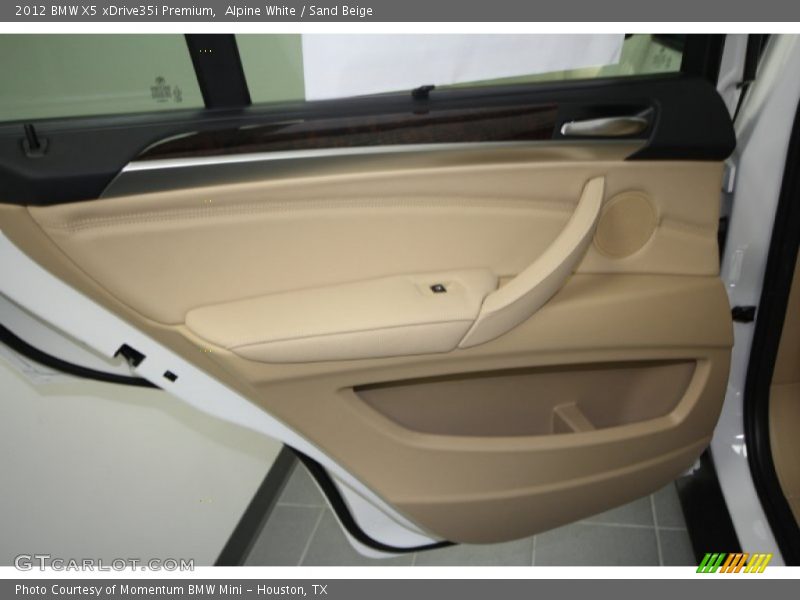 Alpine White / Sand Beige 2012 BMW X5 xDrive35i Premium