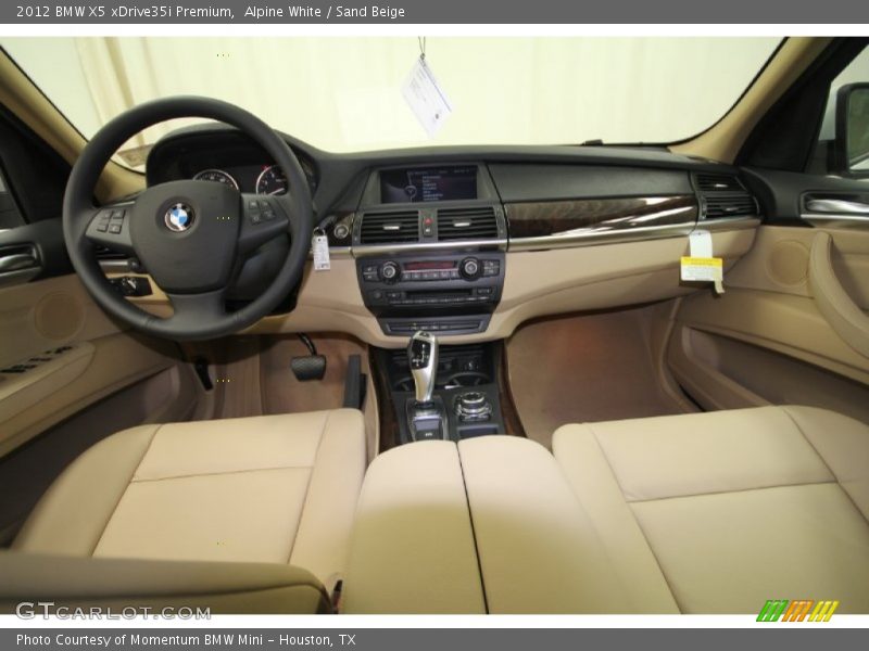 Alpine White / Sand Beige 2012 BMW X5 xDrive35i Premium