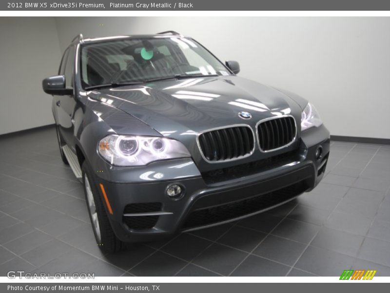 Platinum Gray Metallic / Black 2012 BMW X5 xDrive35i Premium