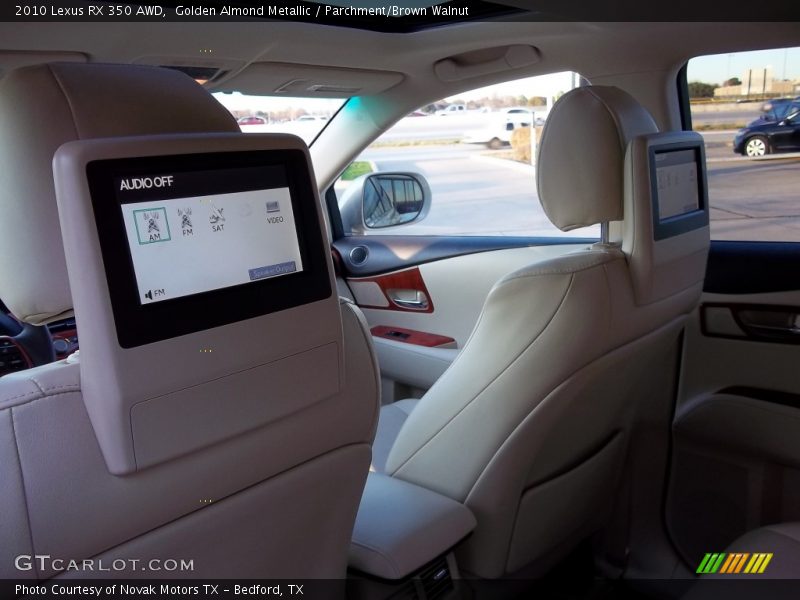 Golden Almond Metallic / Parchment/Brown Walnut 2010 Lexus RX 350 AWD