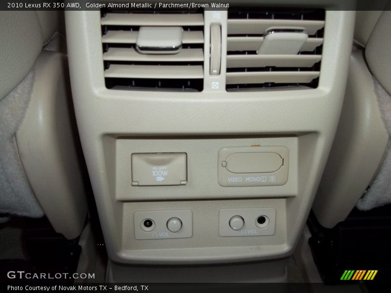 Golden Almond Metallic / Parchment/Brown Walnut 2010 Lexus RX 350 AWD