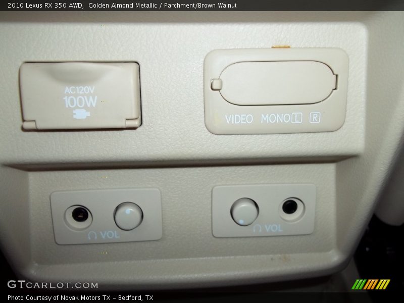 Golden Almond Metallic / Parchment/Brown Walnut 2010 Lexus RX 350 AWD