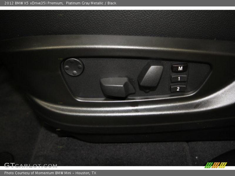 Platinum Gray Metallic / Black 2012 BMW X5 xDrive35i Premium