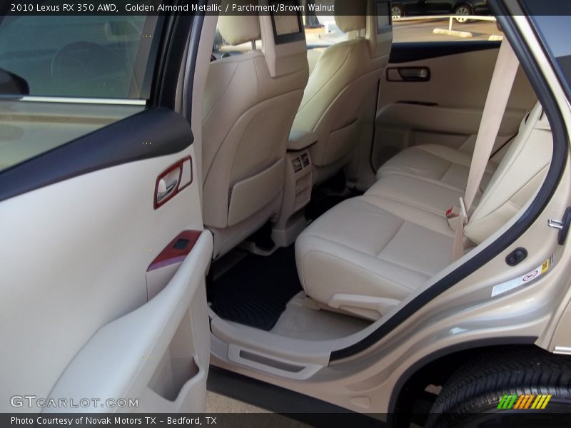 Golden Almond Metallic / Parchment/Brown Walnut 2010 Lexus RX 350 AWD